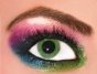 Orientalisches Make-up für grüne Augen
